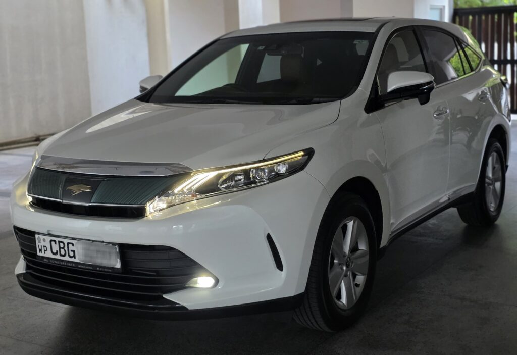 Toyota Harrier 2017 Sri Lanka – Elegant White Exterior
