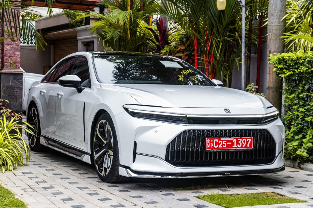 Toyota Crown Z Sedan 2024 White Exterior Front