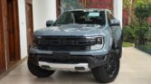 Ford Ranger Raptor 2025 Bi-Turbo Diesel Off-Road Pickup Grey Front View