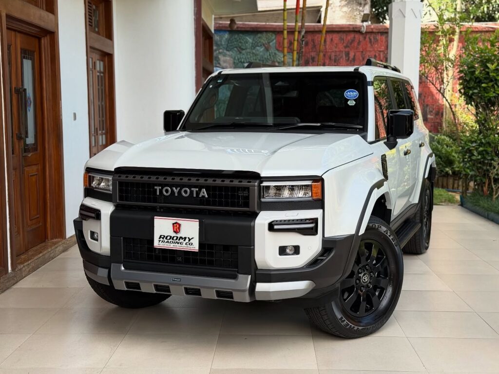 Toyota Land Cruiser 250 First Edition Pearl White — MODELLISTA body kit front view