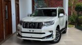 Toyota Land Cruiser Prado TX.L Luxury SUV Pearl White Front View