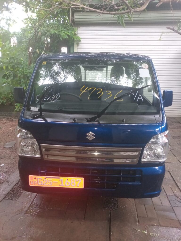 Suzuki Carry Truck 2021 Dark Blue Front View